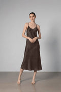 90s Icon V Slip Dress - Panther Print